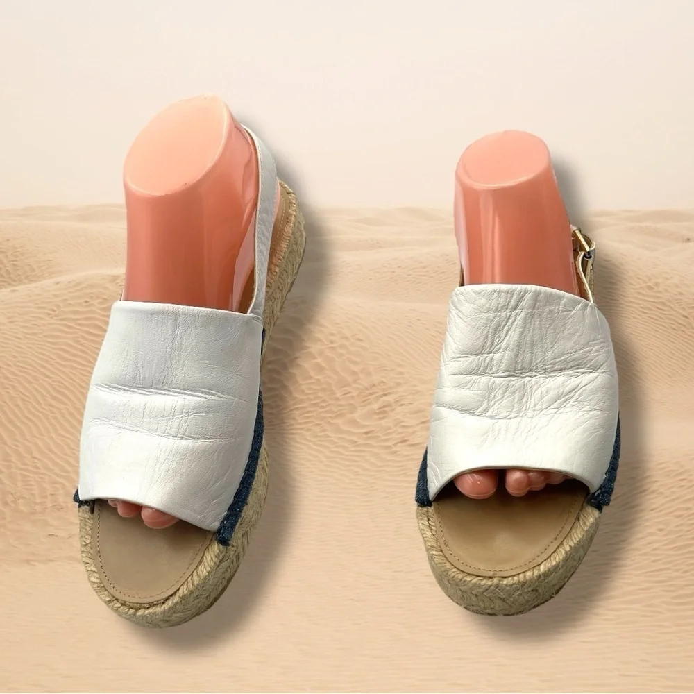 G.I.L.I. Lucinda Women's White Espadrille Sandals